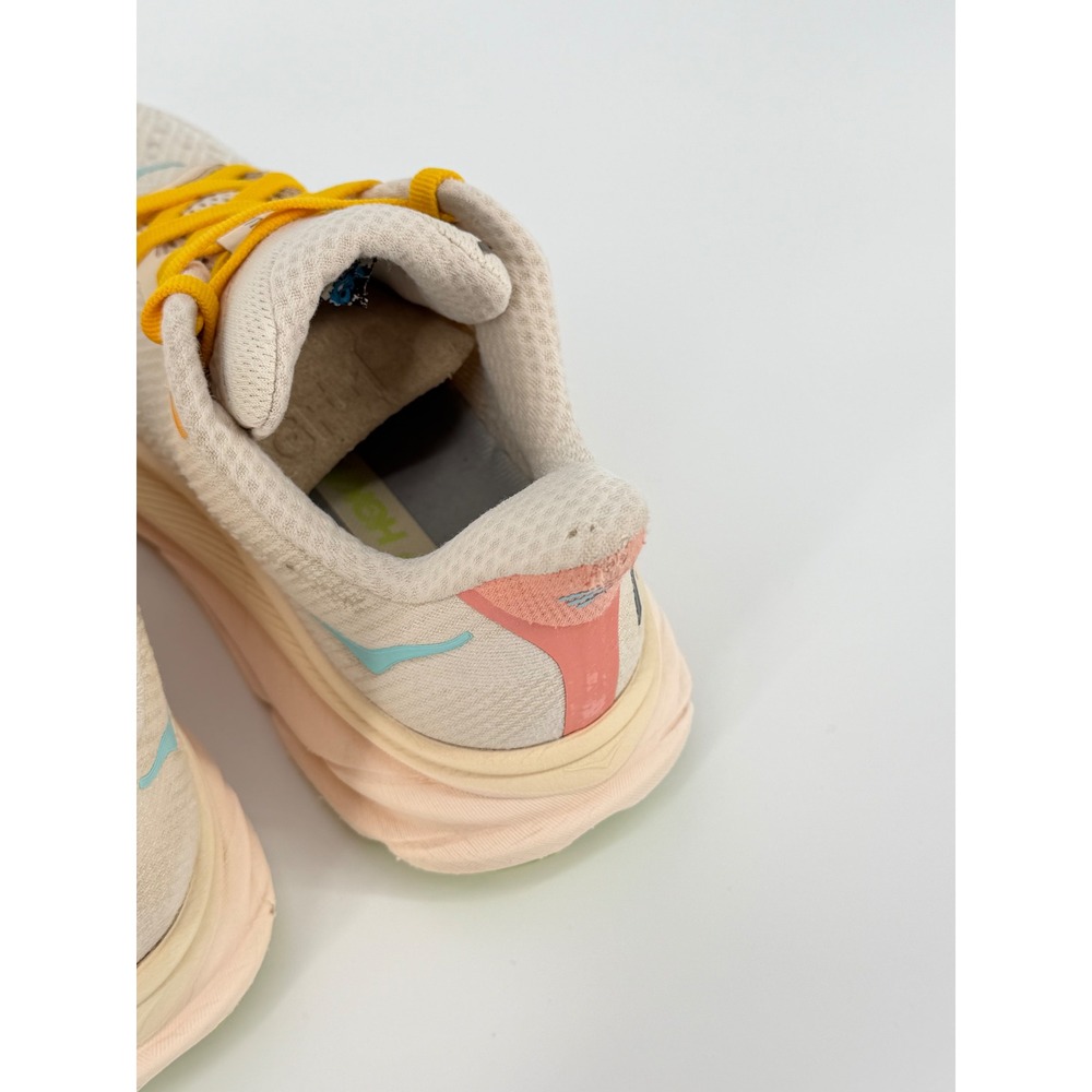 Hoka Clifton 9 Womens Running Shoes Eggnog Passion Fruit 1133249 Size 7.5 - Picture 11 of 13